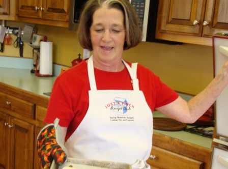 My apron at work in the Test Kitchen...