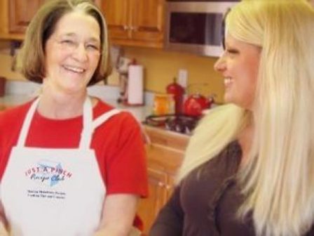 Janet & Krissi in the Kitchen