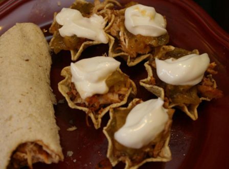 Echo Day's Smoky Chicken Taco Scoops