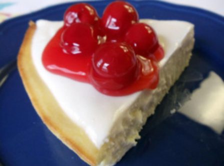 No Crust Cherry Cheese Cake!