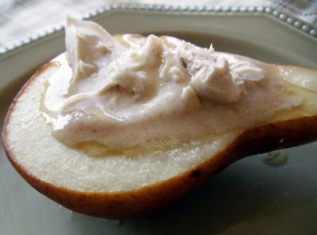 Cinnamon-Mascarpone Baked Pears