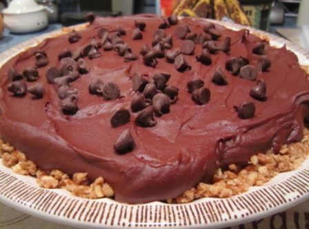 Chocolate Irish Creme Pie!