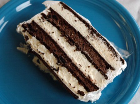 Oreo Fudge Ice Cream Cake