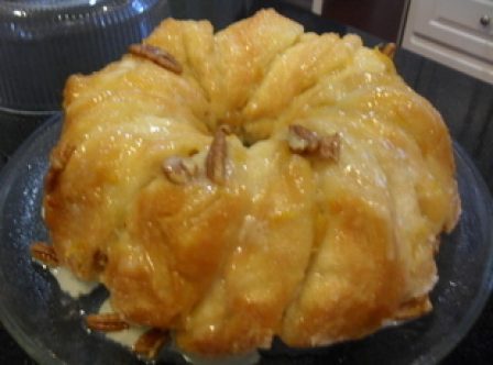 Cream Cheese Stuffed Orange Bread