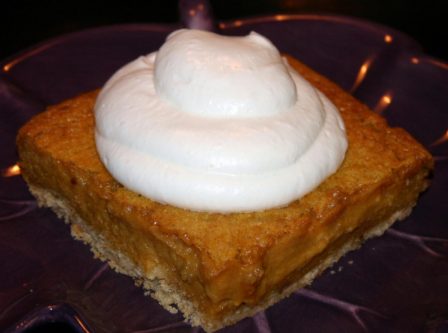 Tres Leches Pumpkin Squares