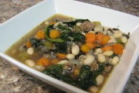 White Bean & Spinach Soup