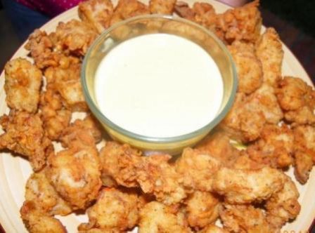 Chicken Bites with Honey Mustard