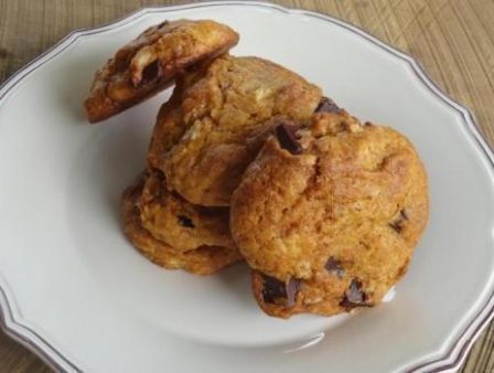 Pumpkin Chocolate Chunk Cookies