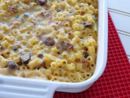 Bacon Mushroom Noodle Casserole