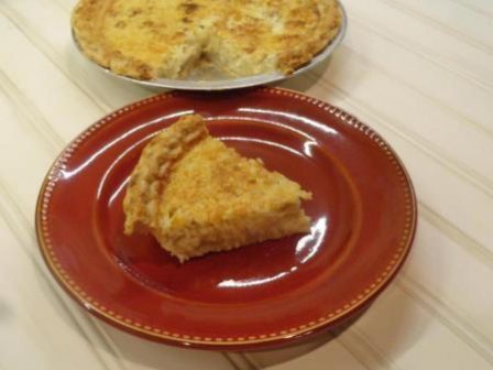 Lizzie's Coconut Custard Pie