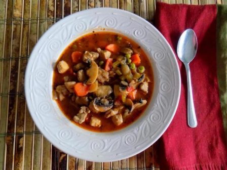 Easy Low Carb Chicken and Mushroom Stew