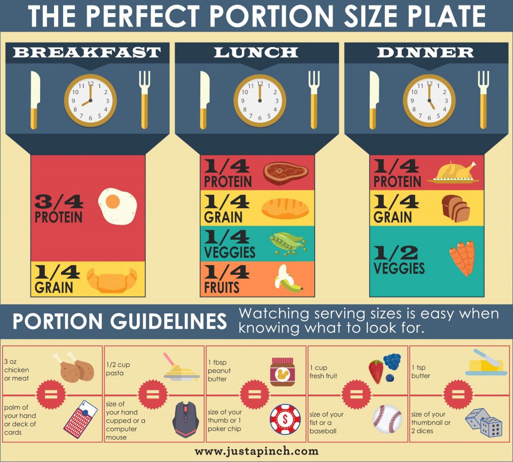 The Perfect Portion Size Plate - Just A Pinch