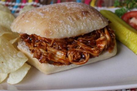 Honey Barbecue Chicken Sandwiches