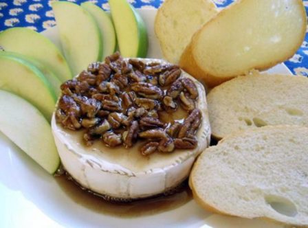 Candied Nuts and Brie Dip