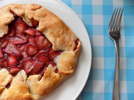 Roasted Strawberry Tart