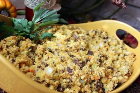 Chorizo Cornbread Stuffing