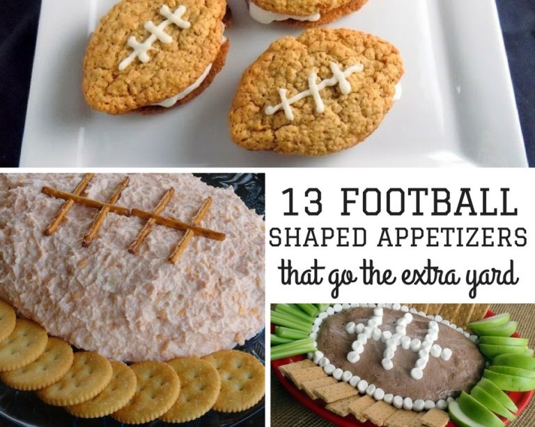 Creative Football Appetizers
 13 Football Shaped Appetizers That Go the Extra Yard Just A Pinch