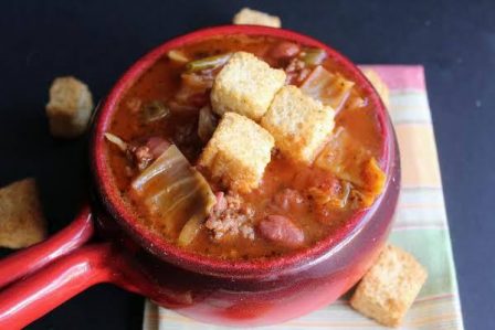 Shoney's Bean and Beef Cabbage Soup