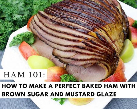 baked ham with brown sugar and mustard glaze