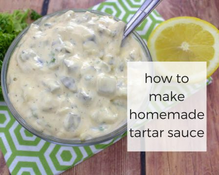 homemade tartar sauce