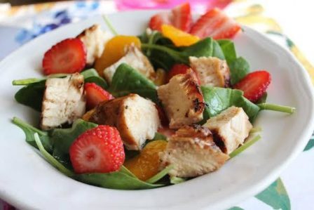 Chicken and Strawberry Salad