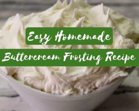 homemade buttercream frosting