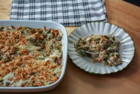 Cheesy Green Bean Casserole