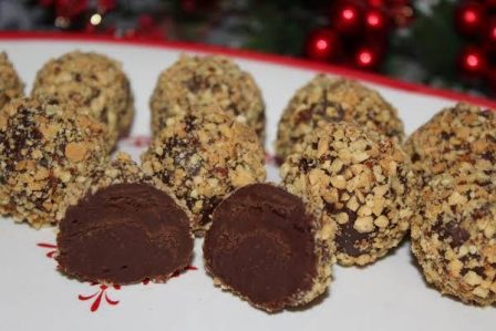 Chocolate Amaretto Truffles