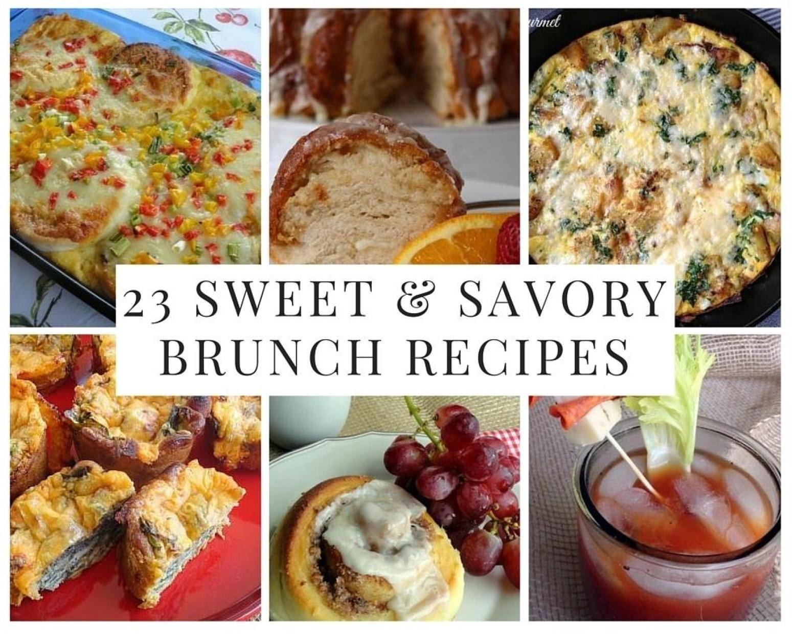 23 Sweet & Savory Brunch Recipes - Just A Pinch