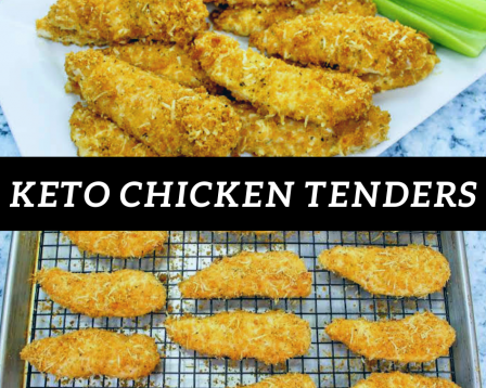 How to Make Crispy Keto Chicken Tenders - Just A Pinch