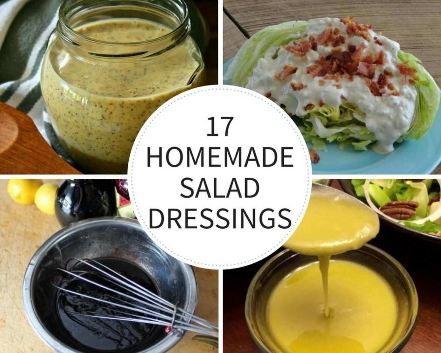 17 Homemade Salad Dressings Just A Pinch