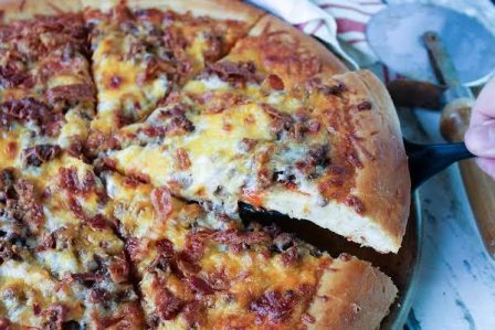 Susie's Bacon Cheeseburger Pizza