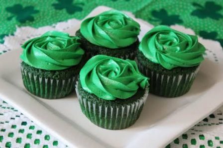 Gayle's Green Velvet Cupcakes