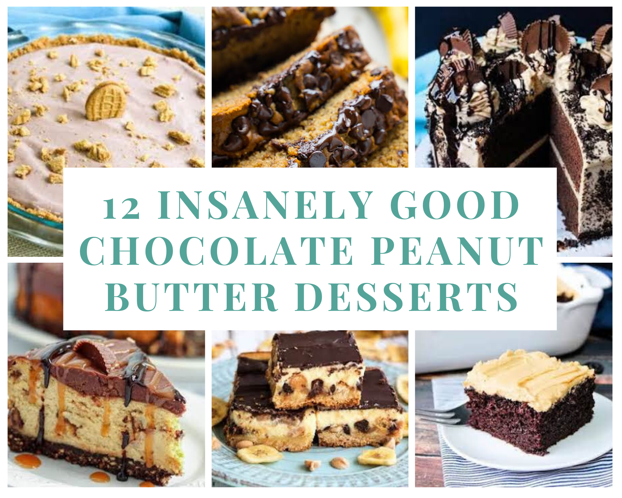 Peanut butter chocolate pies, cakes, breads and more