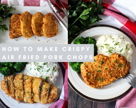 crispy air fried pork chops