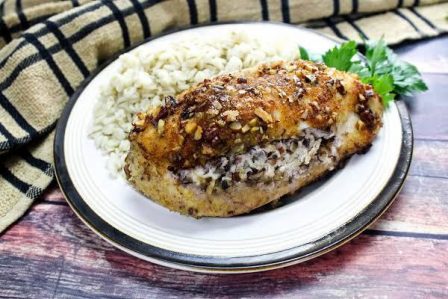 Cherry Pecan Stuffed Chicken Breasts