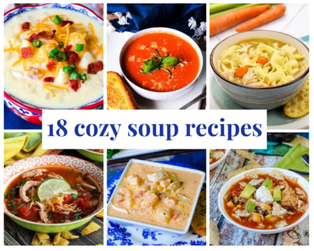 bowls of homemade soups