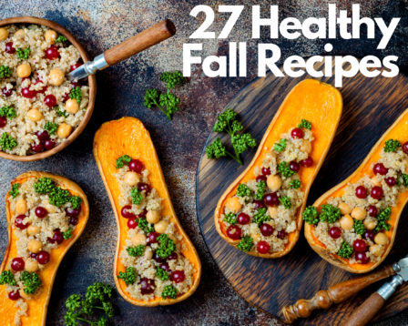 healthy stuffed butternut squash