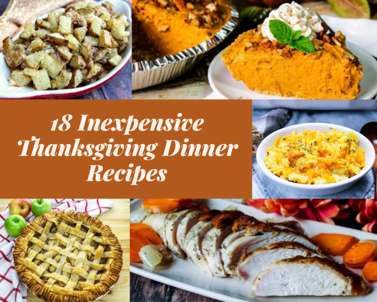 18 Inexpensive Thanksgiving Dinner Recipes Just A Pinch