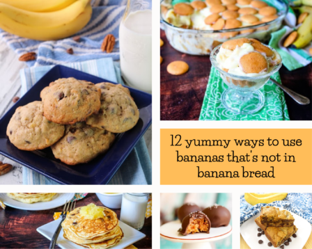 banana cookies, banana pancakes, banana pudding and more