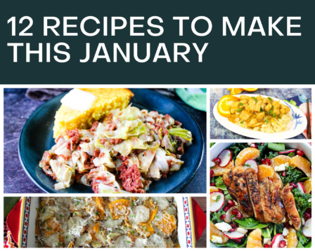 recipes to make with seasonal produce in January