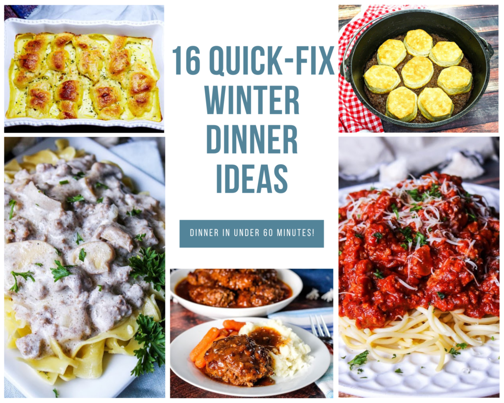 16 Quick-fix Winter Dinner Ideas - Just A Pinch