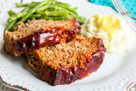 Brown Sugar Glazed Meatloaf comfort food