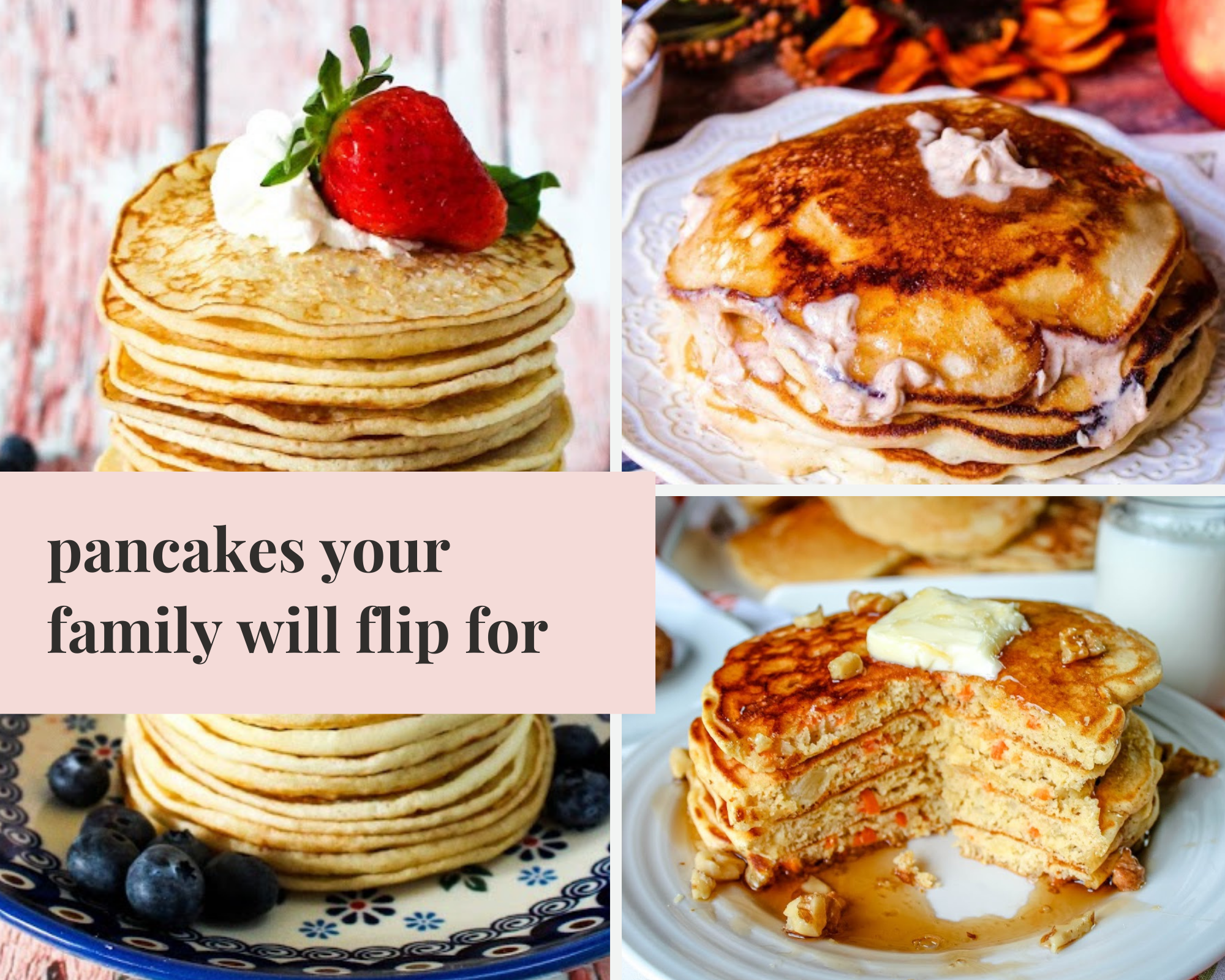 Easy homemade pancake recipes