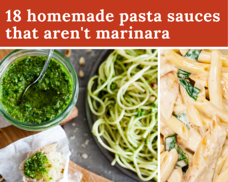 homemade pasta sauces