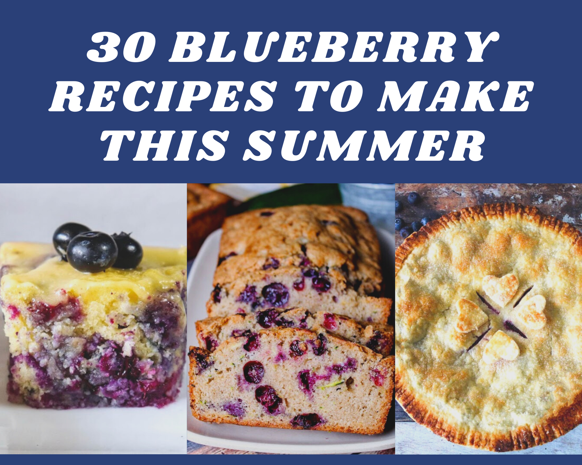 30 blueberry recipes