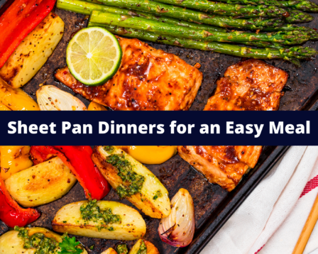 Salmon sheet pan dinner