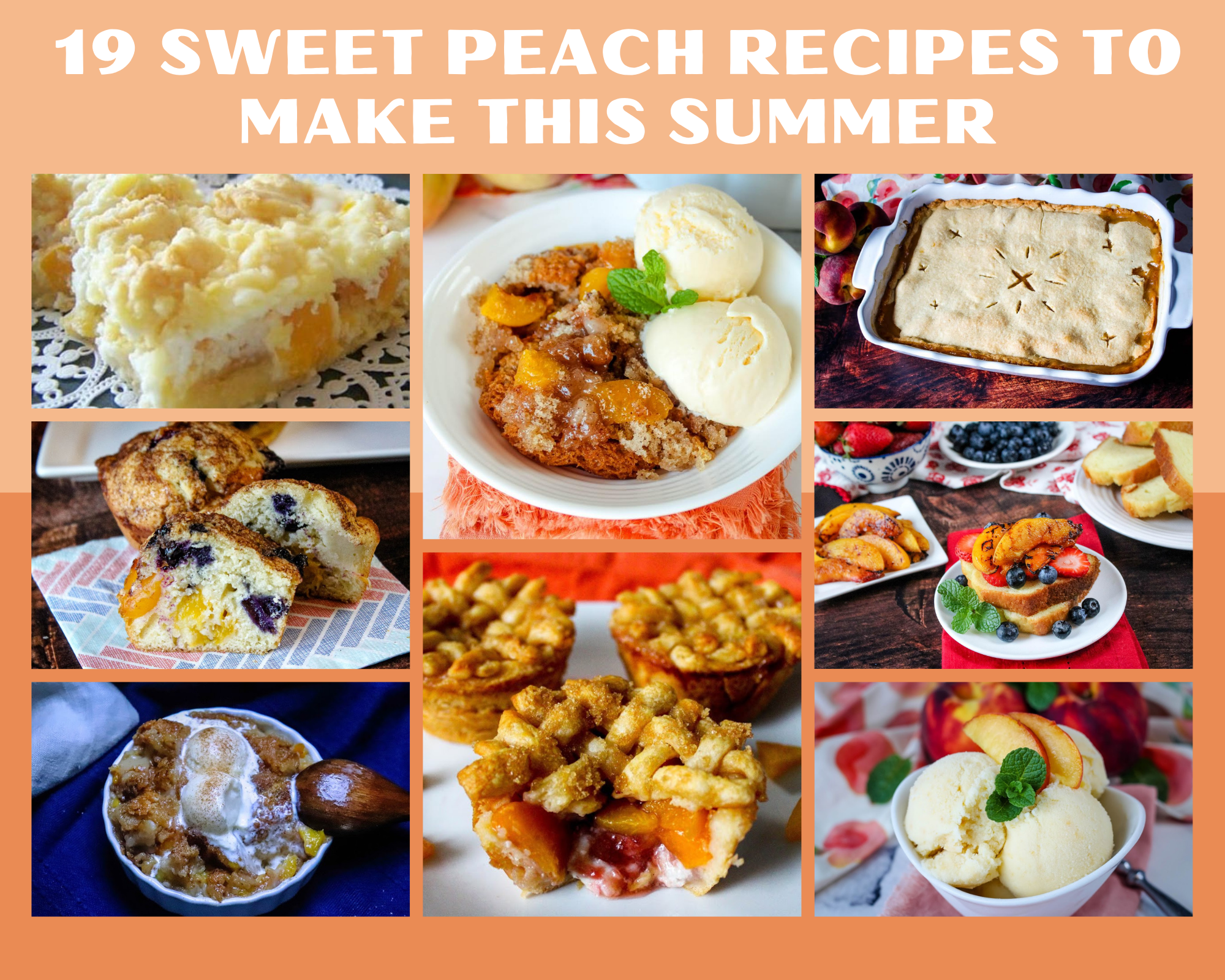 sweet peach recipes