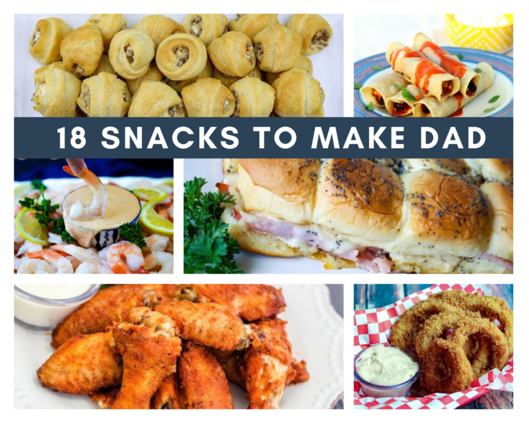 18 Snacks To Make Dad On Fathers Day Just A Pinch Recipes