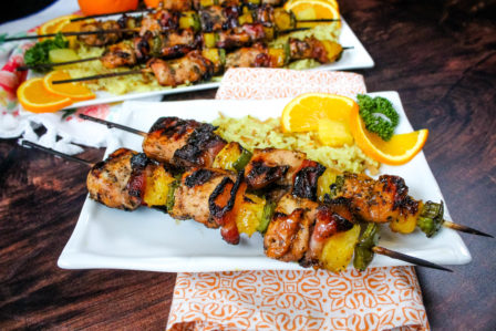 Chicken Bacon Kabobs